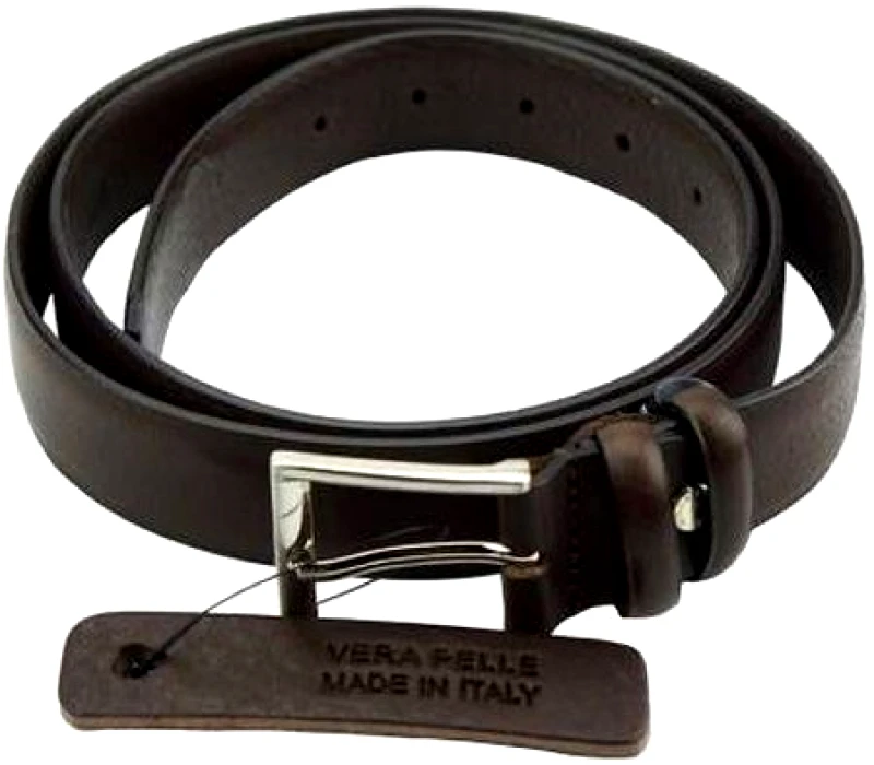 Firenze Leather Δερμάτινη Ζώνη Reti Firenze Leather 01930 Σκούρο Καφέ 30mm