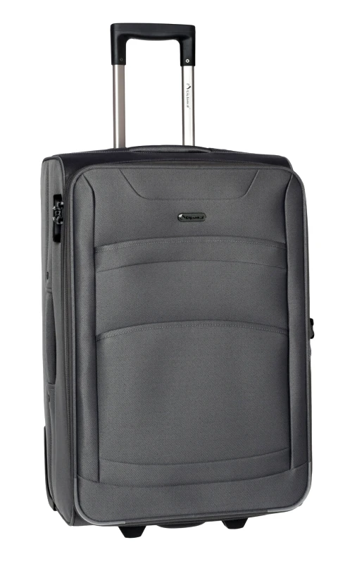 Diplomat Βαλίτσα Μεσαία 67cm με Επέκταση Diplomat ZC6019-67 Γκρι