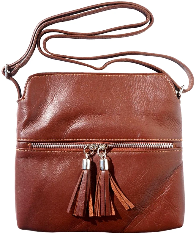 Firenze Leather Δερματινο Τσαντακι Be Free Firenze Leather 6110 Καφε