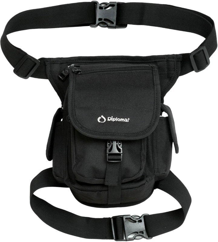 Diplomat Τσαντακι Μέσης-Ποδιου Diplomat BF842 Μαύρο