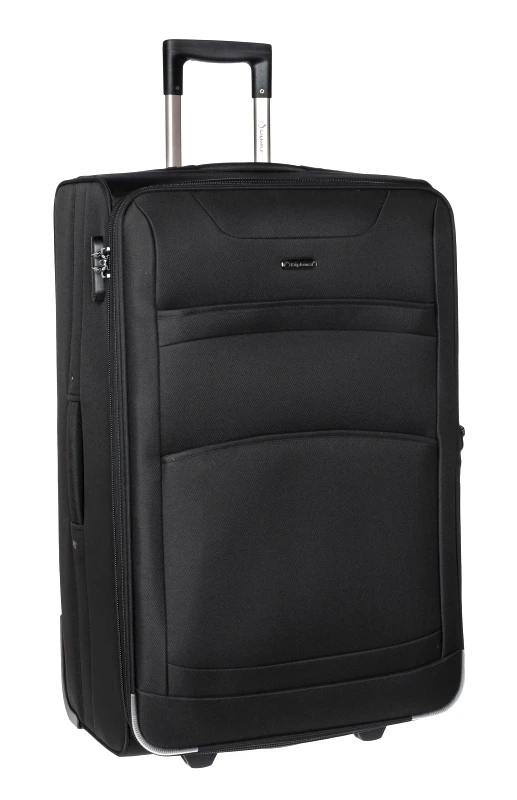 Diplomat Βαλίτσα Μεσαία 67cm με Επέκταση Diplomat ZC6019-M Μαύρο