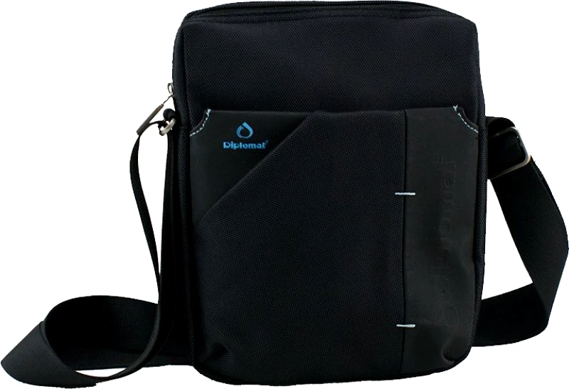 Diplomat Τσαντάκι ώμου Μεσαιο LE74 Diplomat Μαύρο