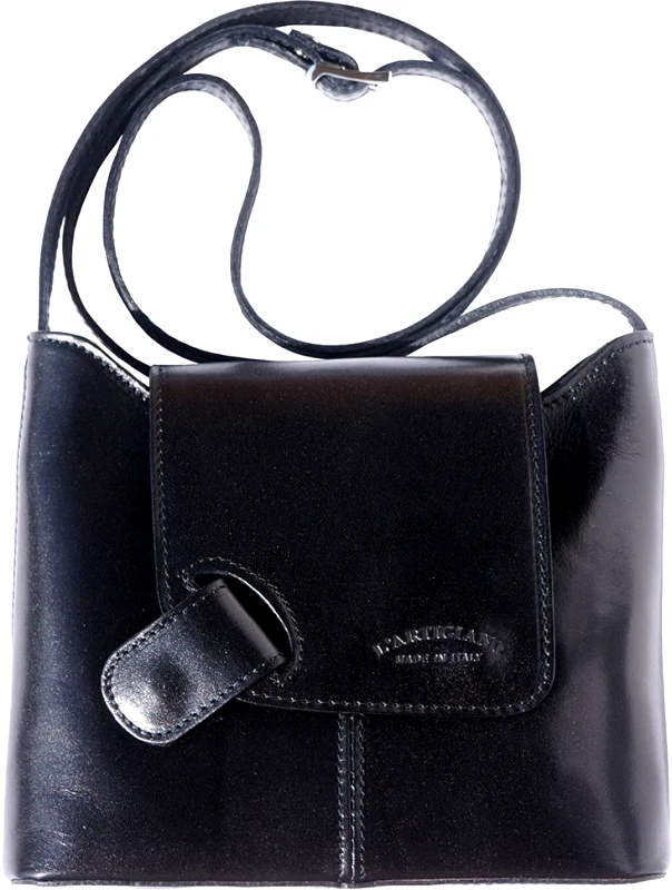 Firenze Leather Γυναικεια Τσαντα Ωμου Firenze Leather 209 Μαύρο
