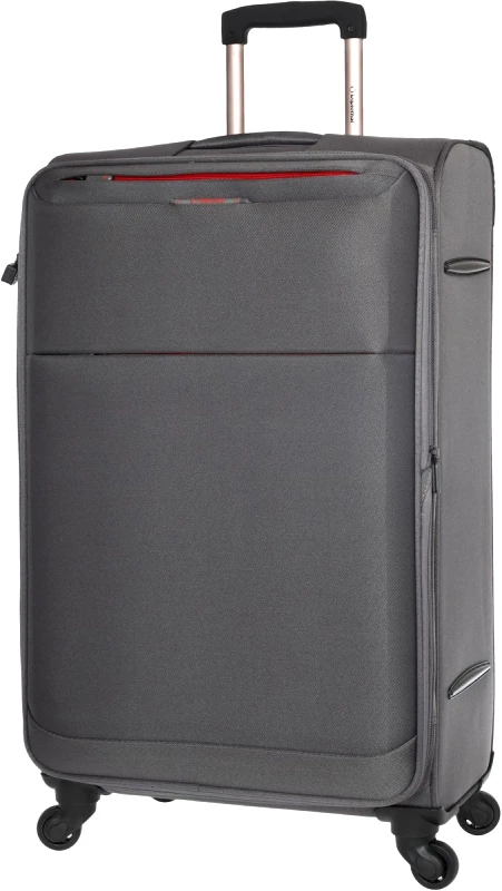 Diplomat Βαλίτσα Μεγάλη με 4 Ρόδες Diplomat ZC6040 Γκρι