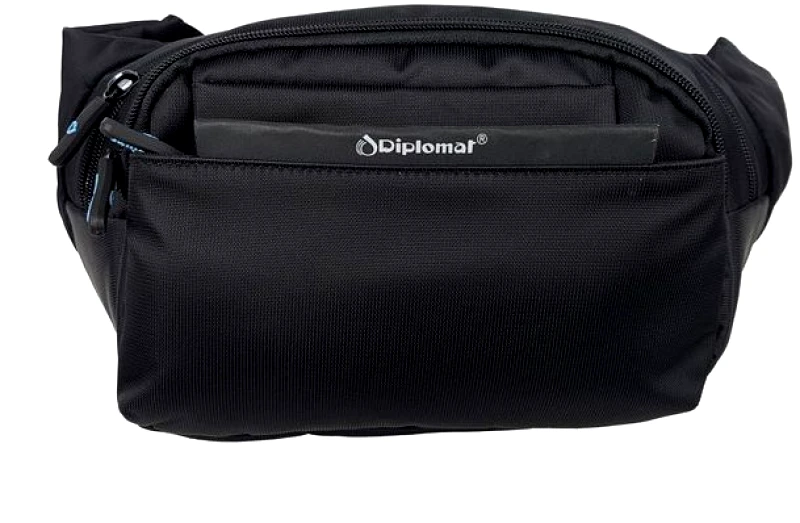 Diplomat Τσαντάκι Μέσης PC521 Diplomat Μαύρο
