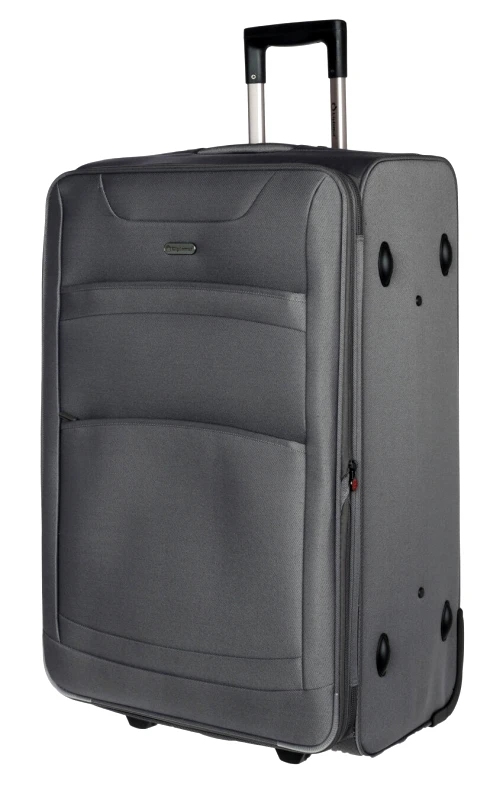 Diplomat Βαλίτσα Μεγάλη 77cm με Επέκταση Diplomat ZC6019-77 Γκρι