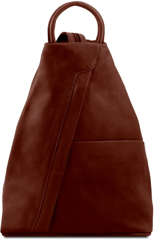 Tuscany Leather Γυναικείο Τσαντάκι Δερμάτινο Shanghai TL140963 Καφέ Tuscany Leather