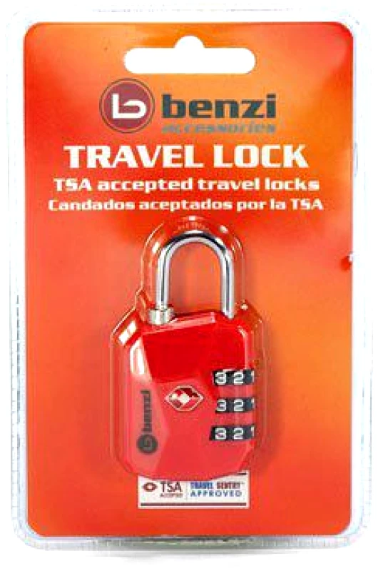 Benzi Λουκετο Tsa Με Συνδυασμο Benzi TSA004 Κοκκινο