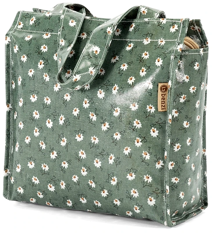Benzi Τσάντα Shopping 23x20x12cm Benzi BZ5396 Πετρόλ