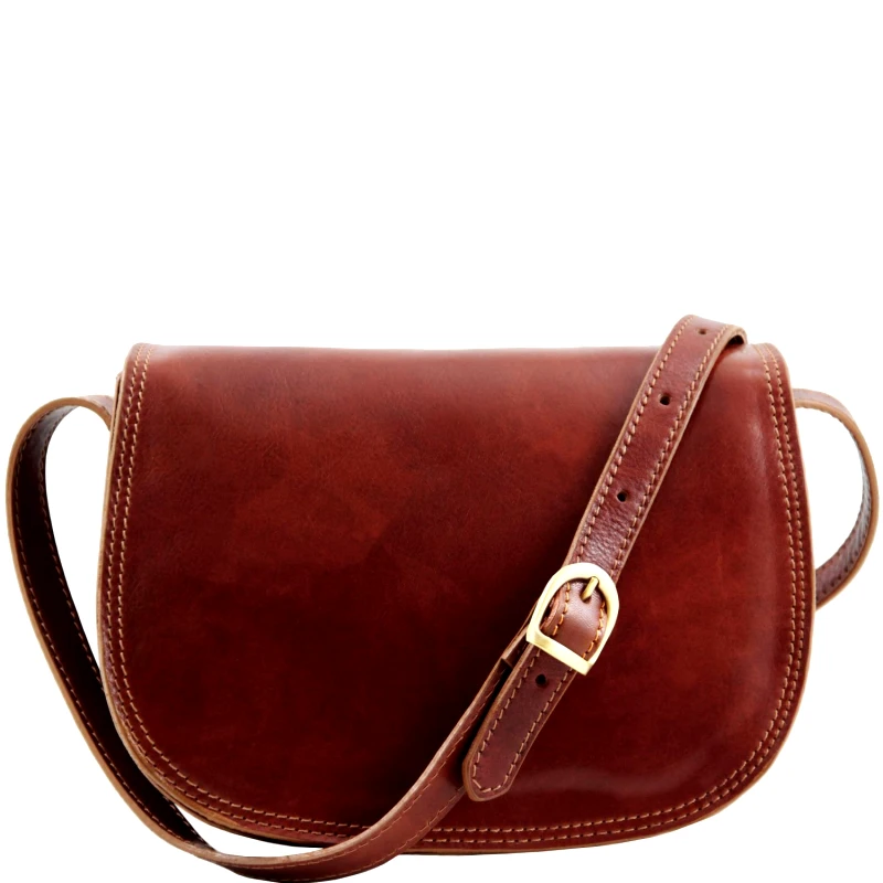 Tuscany Leather Γυναικεία Τσάντα Δερμάτινη Isabella TL9031 Καφέ Tuscany Leather