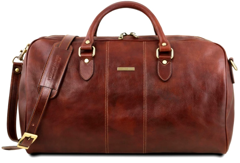 Tuscany Leather Σάκος ταξιδίου δερμάτινος - Lisbona TL141657 Καφέ Tuscany Leather