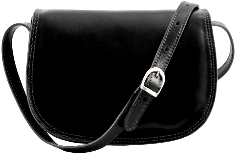 Tuscany Leather Γυναικεία Τσάντα Δερμάτινη Isabella Μαύρο Tuscany Leather