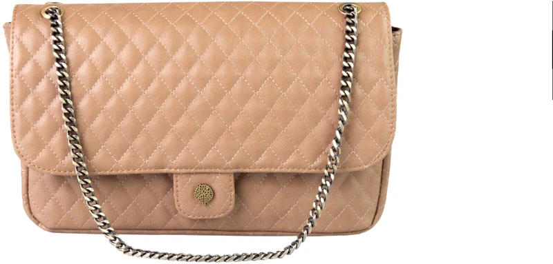 Thiros Καπιτονέ Τσαντάκι Ώμου Glam Thiros 03-1224 Mocha