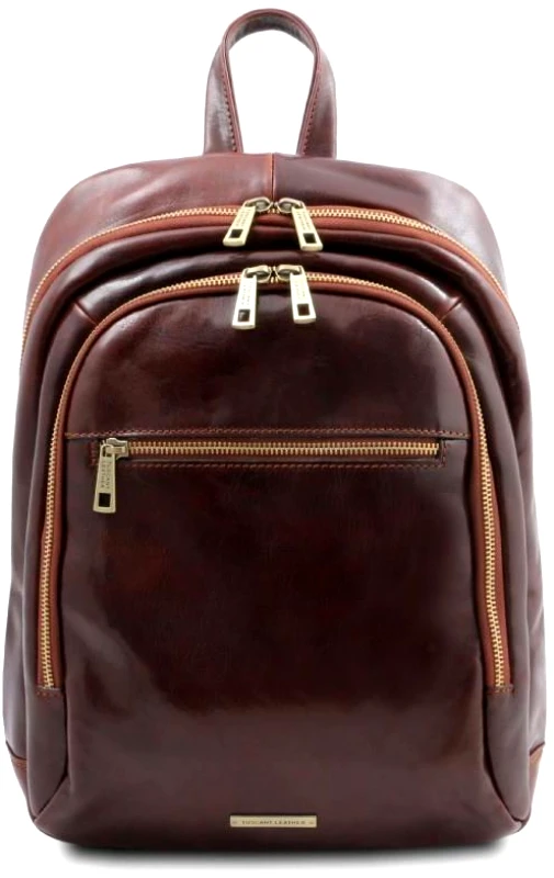 Tuscany Leather Τσάντα Πλάτης Δερμάτινη Perth Tuscany Leather TL142049 Καφέ