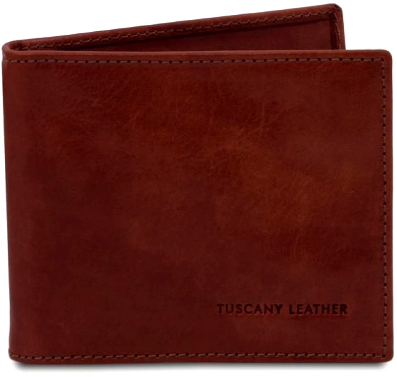 Tuscany Leather Δερμάτινη θήκη για Επαγγελματικές / Πιστωτικές κάρτες Tuscany Leather TL142055 Καφέ