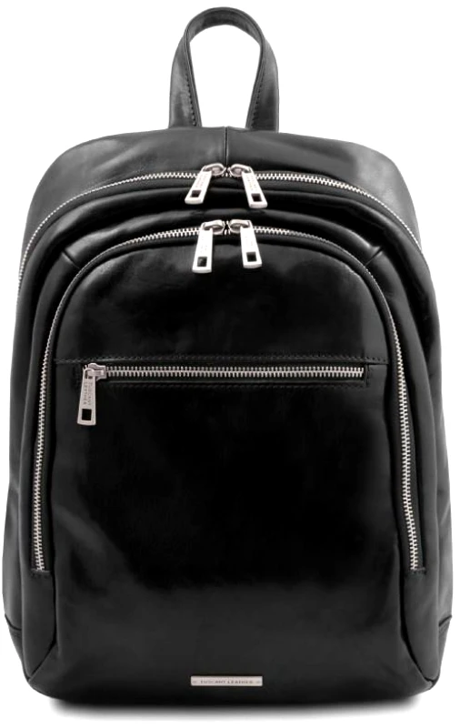 Tuscany Leather Τσάντα Πλάτης Δερμάτινη Perth Tuscany Leather TL142049 Μαύρο