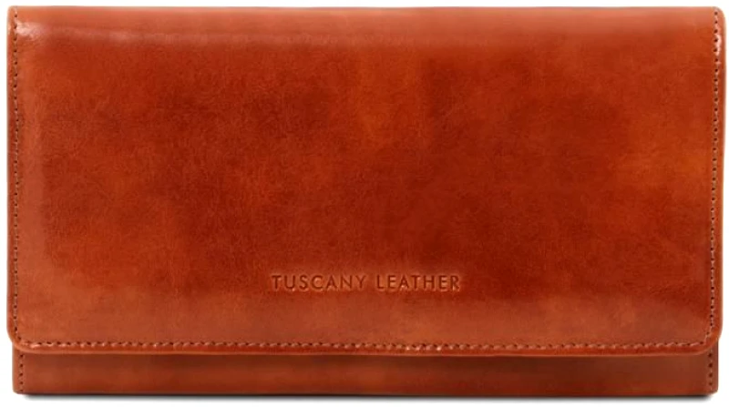 Tuscany Leather Γυναικείο Πορτοφόλι Δερμάτινο Tuscany Leather TL140787 Καφέ