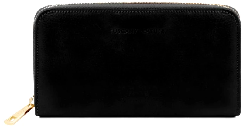 Tuscany Leather Γυναικείο Πορτοφόλι Δερμάτινο Tuscany Leather TL141206 Μαύρο