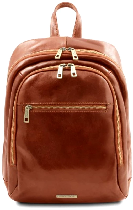 Tuscany Leather Τσάντα Πλάτης Δερμάτινη Perth Tuscany Leather TL142049 Μελί