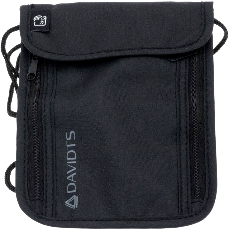 DAVIDTS Πορτοφόλι Ταξιδίου Κρεμαστό DAVIDTS Μαύρο 280003-01